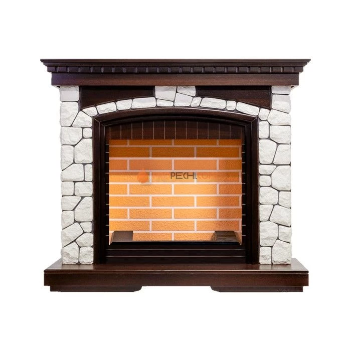 Портал Dimplex Glasgow - Темный дуб/Белый (Высота 1080 мм)