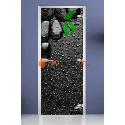Стеклянная межкомнатная дверь DoorWood с фотопечатью Spa-14, 2000х800 мм