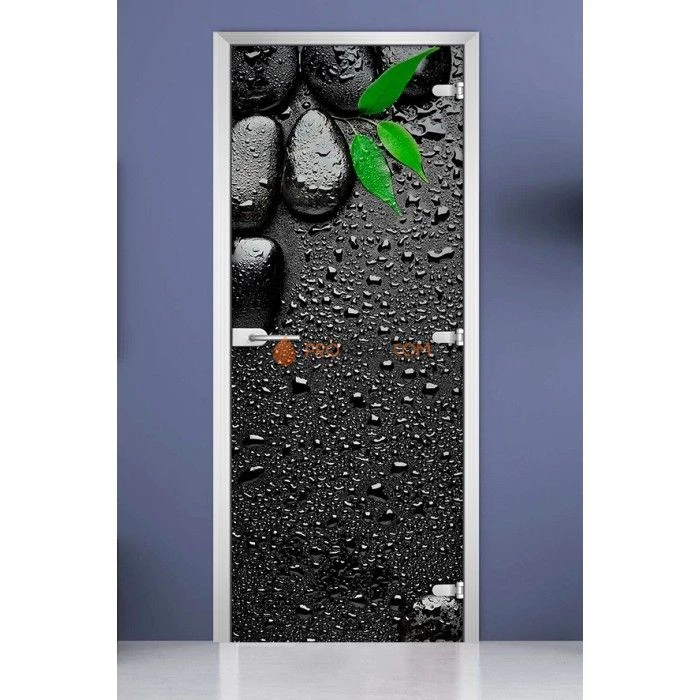 Стеклянная межкомнатная дверь DoorWood с фотопечатью Spa-14, 2000х700 мм