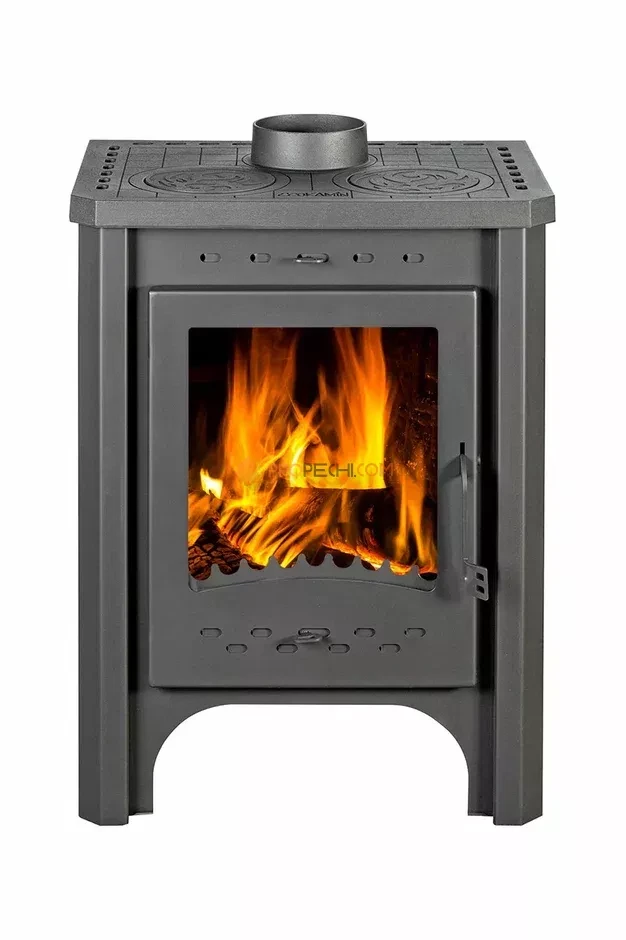 Печь-камин ЭкоКамин Бавария с плитой