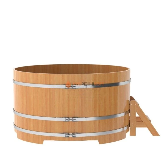 Купель BentWood круглая из натуральной лиственницы d=1,80