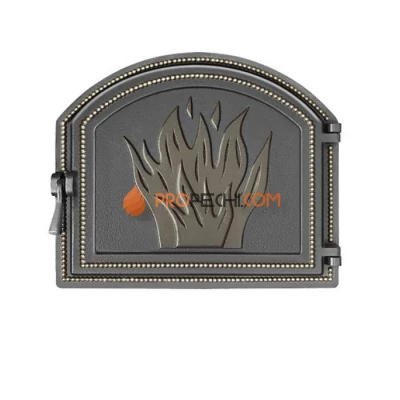 Каминная дверца Везувий 218 (бронза)