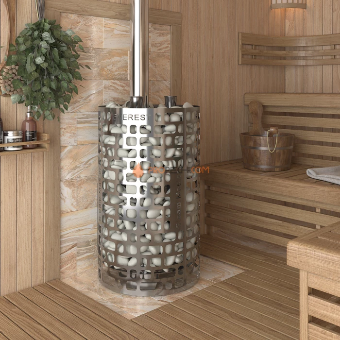 Дровяная печь для бани Эверест Steam Master 38 INOX (320M)