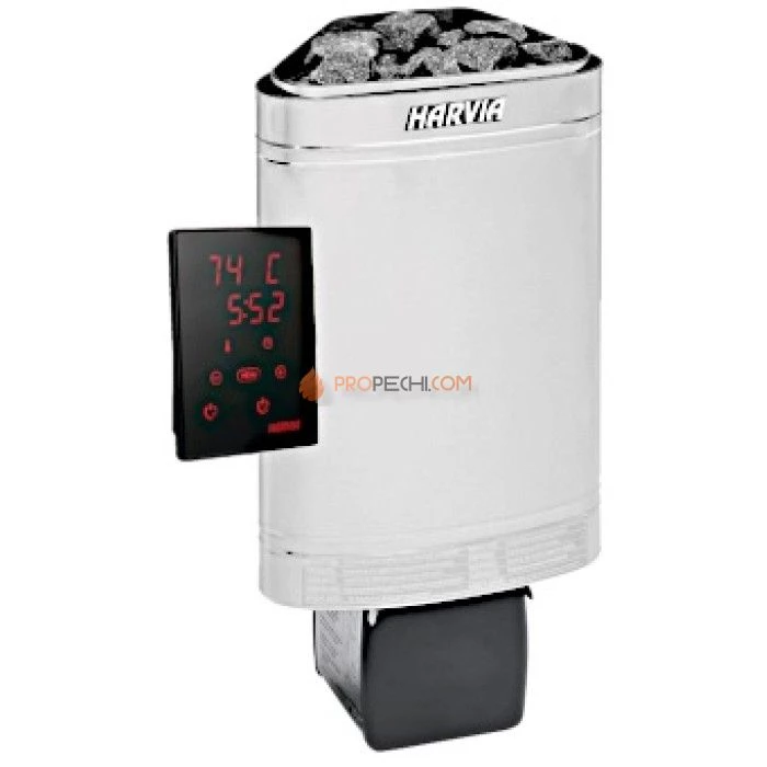 Электрическая печь Harvia Delta D36XE Steel (с выносным пультом в комплекте)
