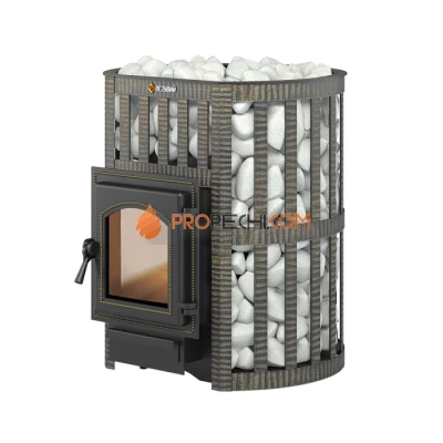 Чугунная печь для бани Везувий Легенда Ковка 22 (270) б/в