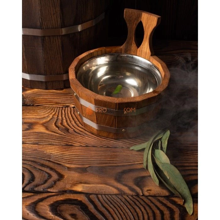 Ковш Woodson с нержавеющей вставкой, 2 л, дуб