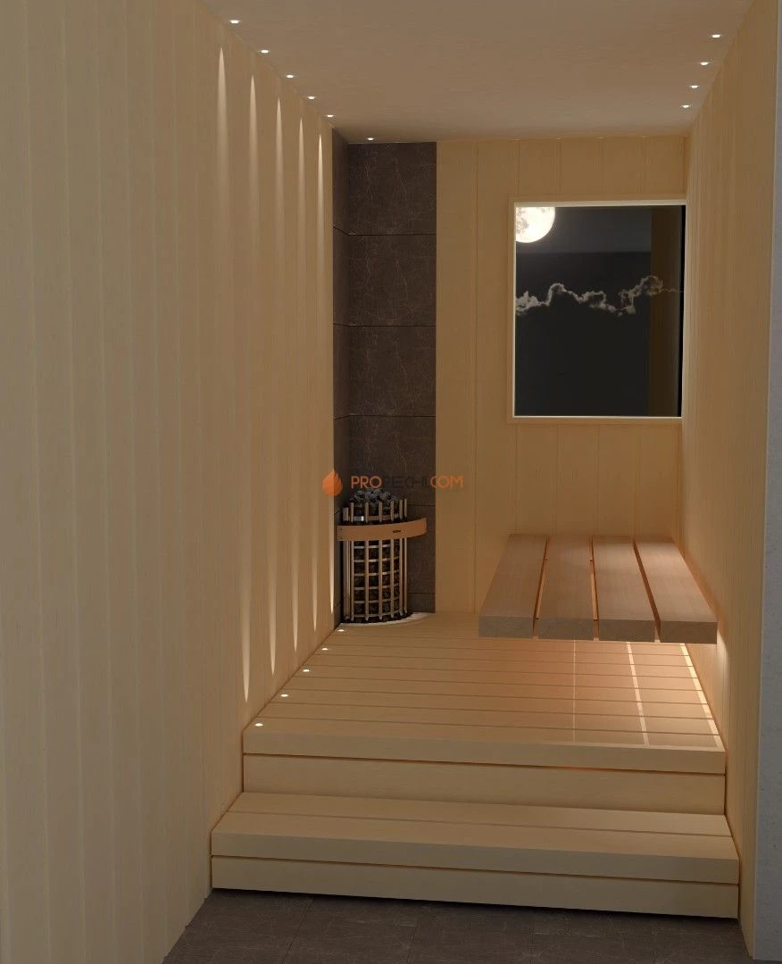 Электрическая печь HARVIA Glow Corner HTRC900400 TRC90 со встроенным пультом