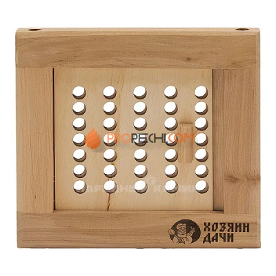 Вентиляционная решетка Хозяин дачи РВЗ-М малая с задвижкой