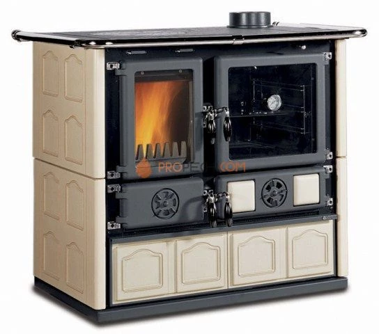 Печи-камины La Nordica Rosa 5.0 Maiolica Bordeaux Бордовый