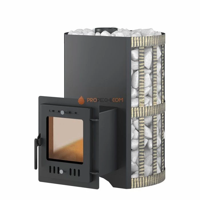 Дровяная печь для бани Везувий Скиф Ковка 22 (210) М