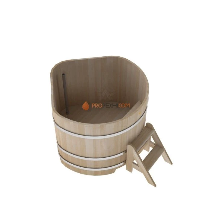 Купель BentWood угловая из кедра 1,31х1,31 премиум
