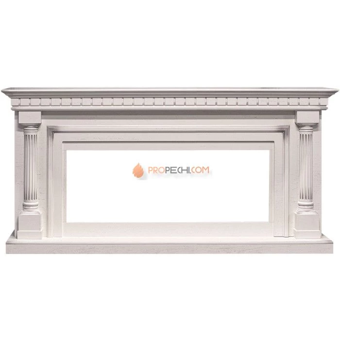 Каминокомплект Royal Flame Dallas - Слоновая кость с патиной (Ширина 1665 мм) с очагом Vision 42 LED