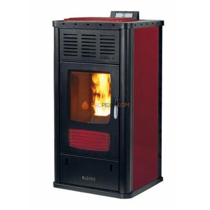 Отопительная печь Klover DIVA PLUS (бордо)