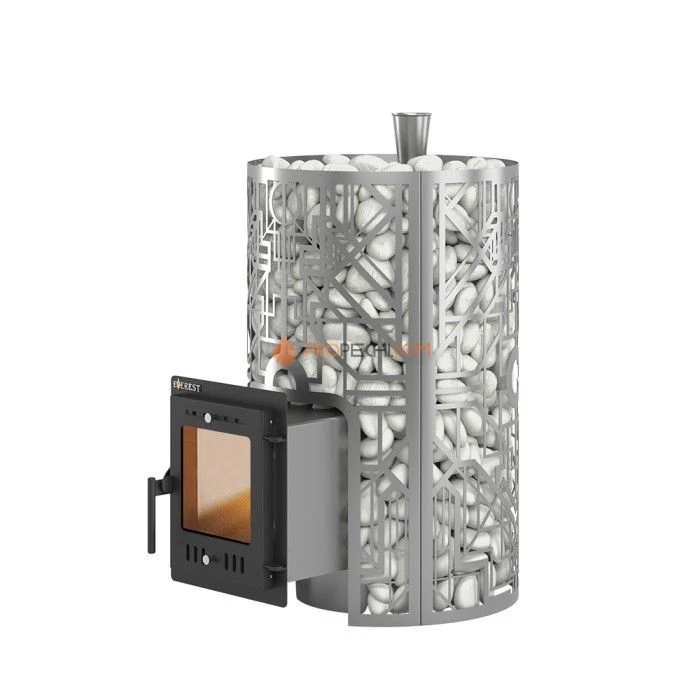 Дровяная печь для бани Эверест Steam Master GALAXY 24 INOX (210М)