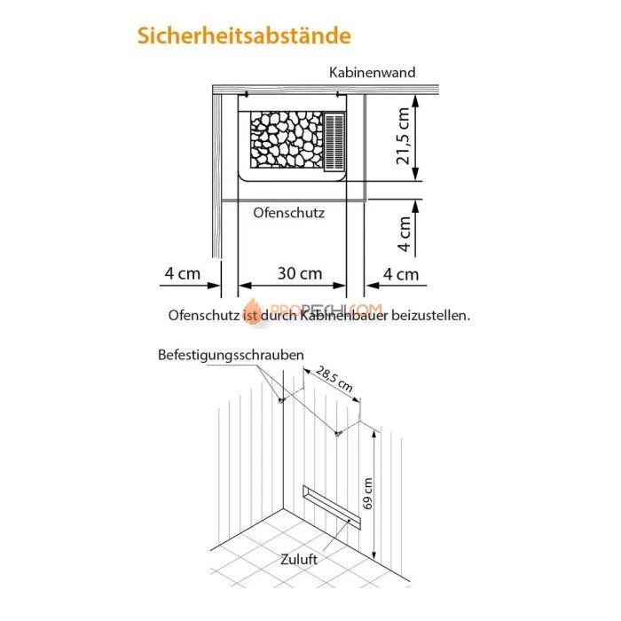 Электрическая печь EOS Mini W 3 кВт Steel