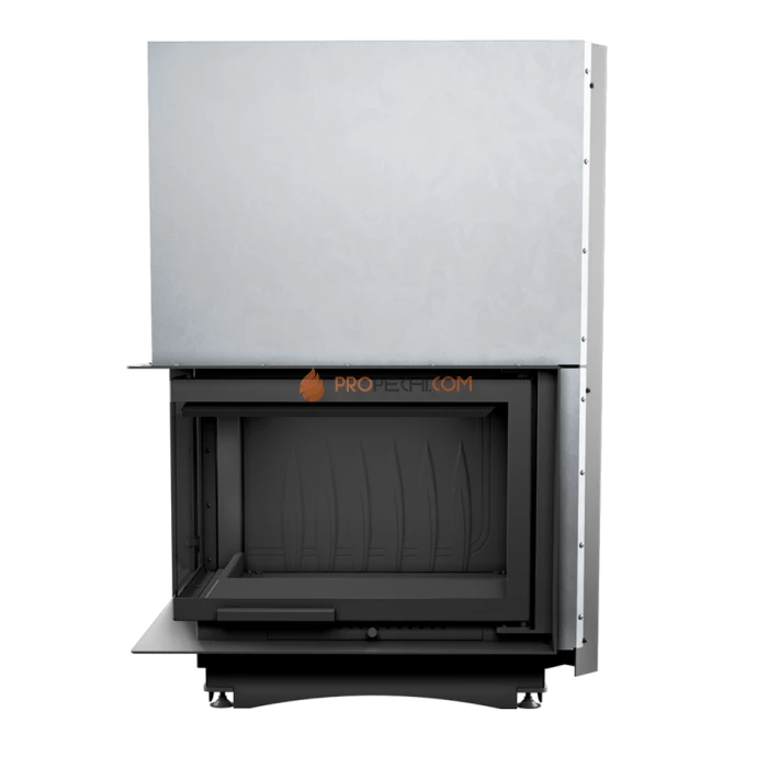 Каминная топка Kratki Zuzia/L/BS/G (угловое стекло слева, гильотина)