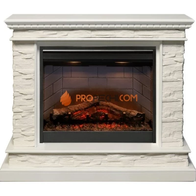 Каминокомплект Dimplex Calgary - Белый / Сланец белый с очагом Symphony 26 inch DF2608-INT