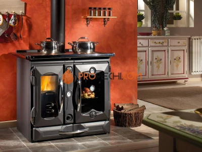 Печь-камин LaNordica TermoSuprema Compact D.S.A. Nero