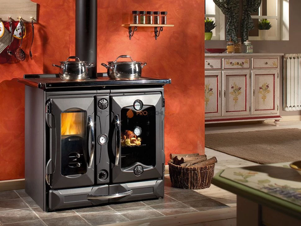 Печь-камин LaNordica TermoSuprema Compact D.S.A. Nero