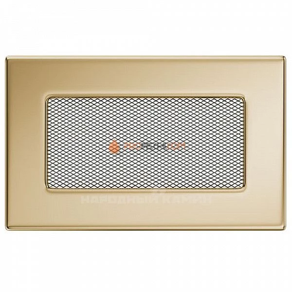 Вентиляционная решетка Kratki 11х17 золото