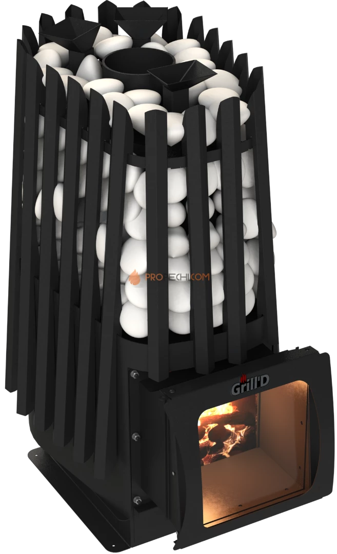 Банная печь Grill'D Cometa Vega 350 Short Window Max Pro