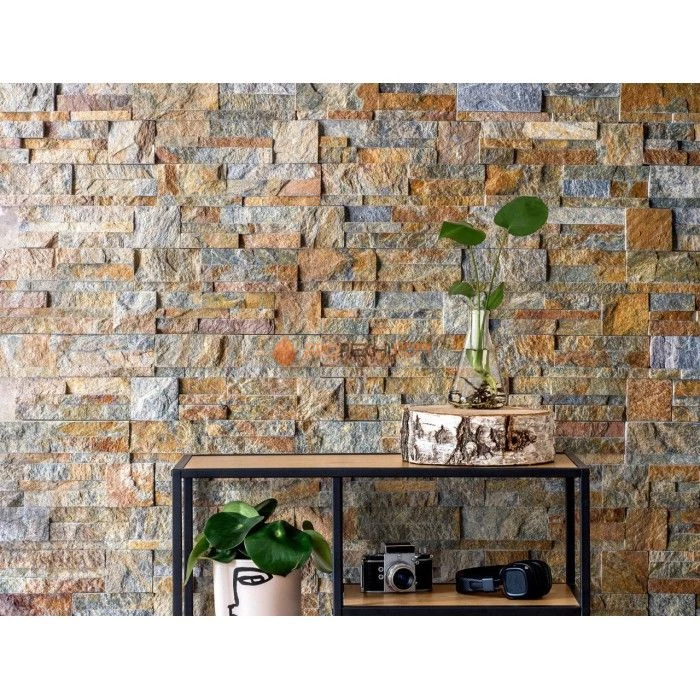 Панель Модерн Кварцит Мультиколор (350х180мм) упак. (6шт/0,378м2)