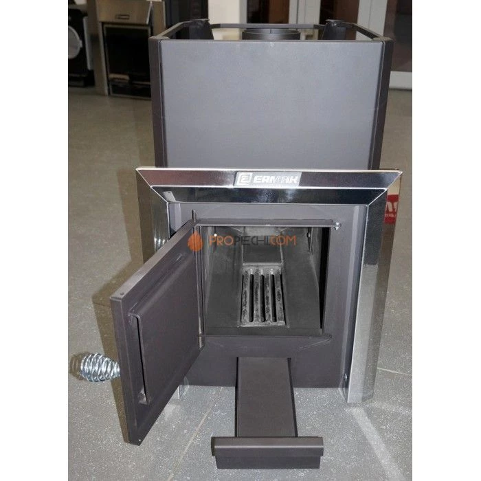 Дровяная печь для бани Ермак 12 Сетка - Классика