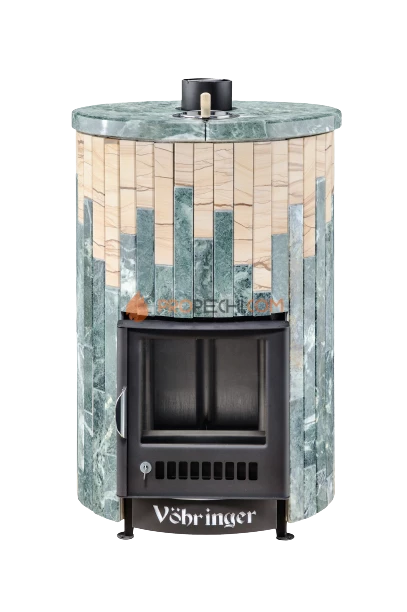 Банная печь Ферингер Уют-18 ПФ Змеевик + "Окаменевшее  дерево"