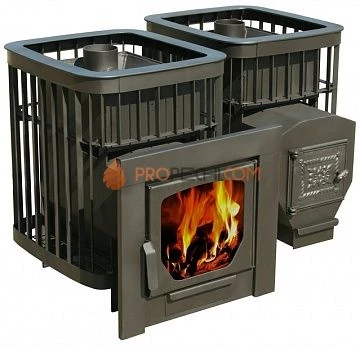 Печь банная Варвара Каменка панорамная