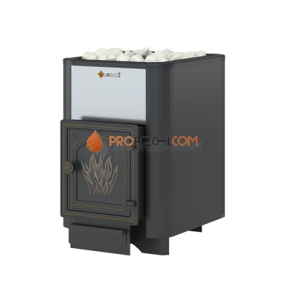 Чугунная печь для бани Везувий Сенсация 16 Антрацит (ДТ-4) б/в