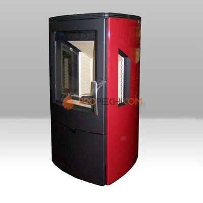 Печь-камин Thorma Wikantica, черн./красн.