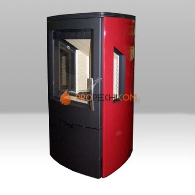 Печь-камин Thorma Wikantica, черн./красн.