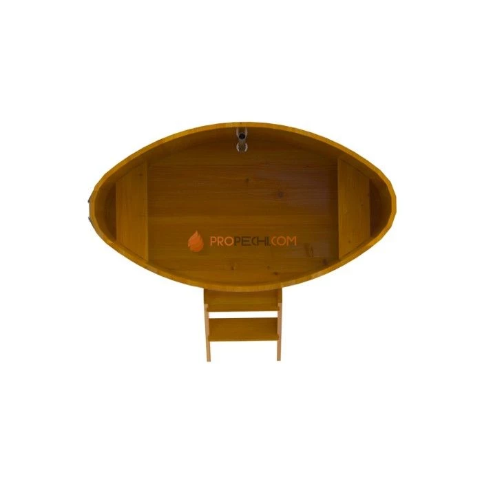 Купель BentWood овальная из натуральной лиственницы 0,92х1,66 Рустик
