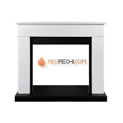 Портал Royal Flame Bergen (Разборный) - Белый с черным