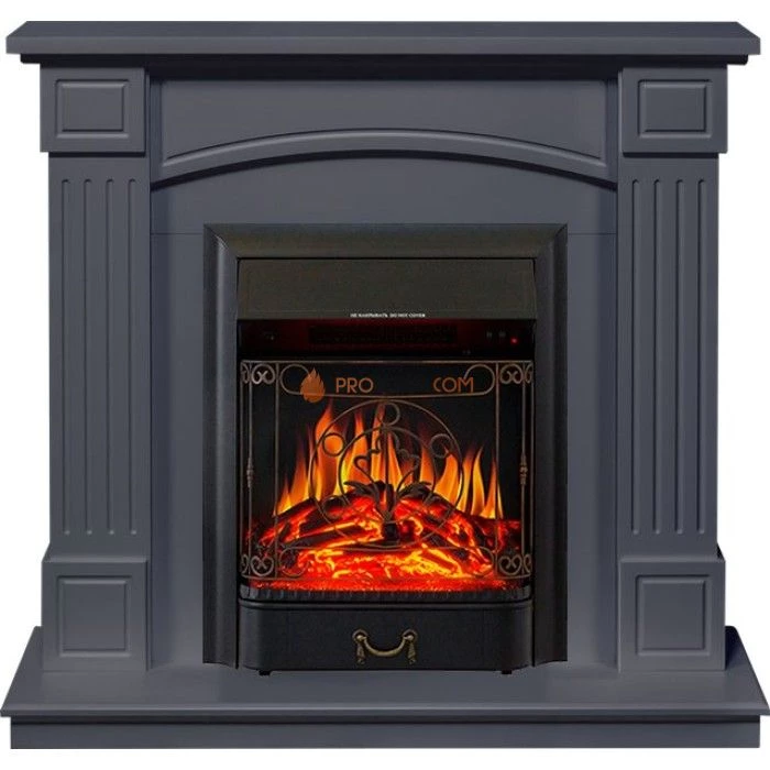 Каминокомплект Royal Flame Boston - Серый графит (Высота 925см) с очагом Majestic FX Black