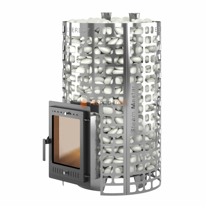 Дровяная печь для бани Эверест Steam Master 60 INOX (320М) б/в