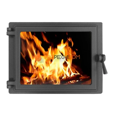 Дверка ЭТНА каминная Панорама (Левая)