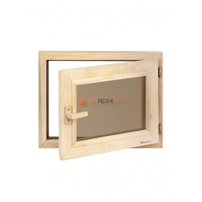 Окно Woodson 30x50, стекло бронза, ольха