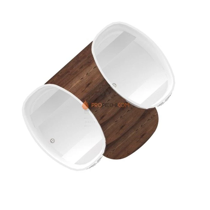 Подиум BentWood на 2 купели 0,76х1,16 из мореной лиственницы