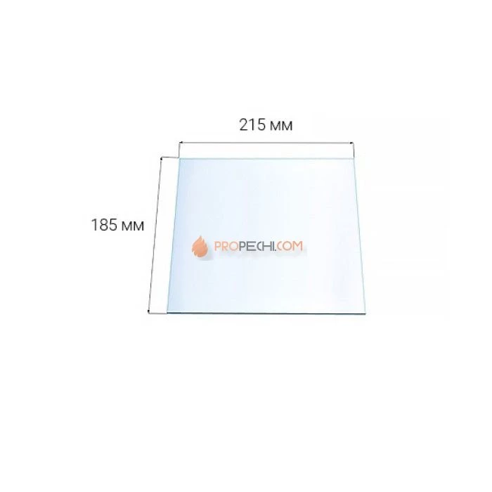 Стекло для дверцы Везувий 260