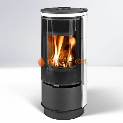 Печь-камин Thorma ANDORRA Extra Ceramic, белая