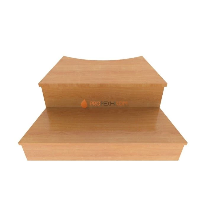 Подиум BentWood для купели лиственница натуральная. сегмент 1/8