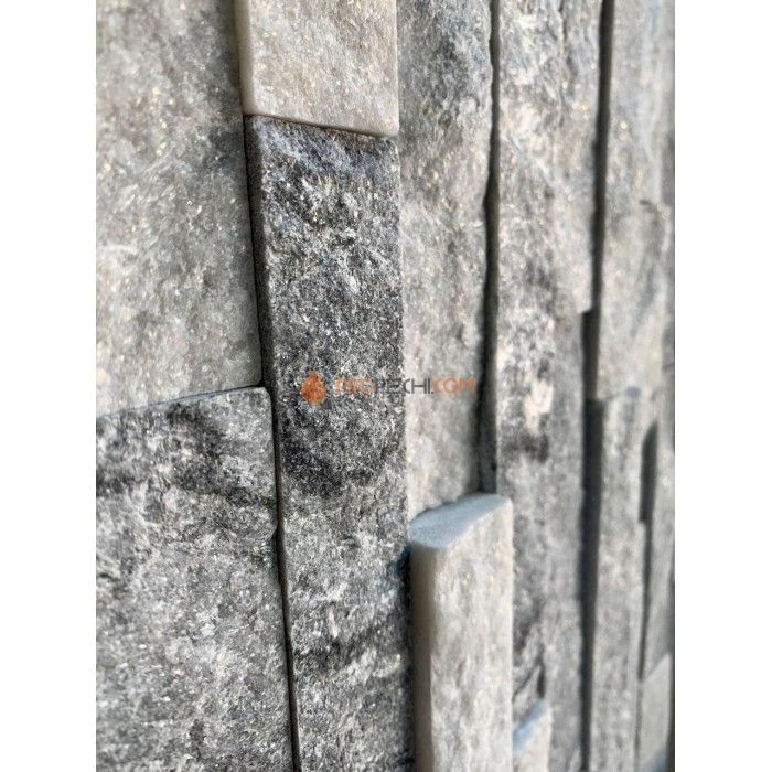 Панель Классик Кварцит Бело-серый (600х150мм) упак. (7шт/0,63м2)