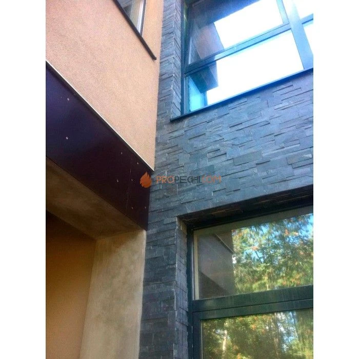 Панель Модерн Сланец Черный (350х180мм) упак. (6шт/0,378м2)