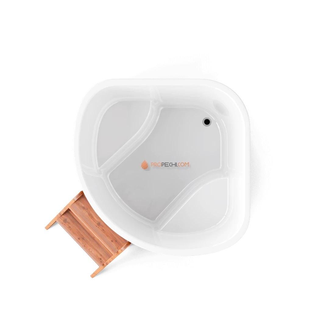 Купель композитная POLARSPA CORNER 130 Термососна