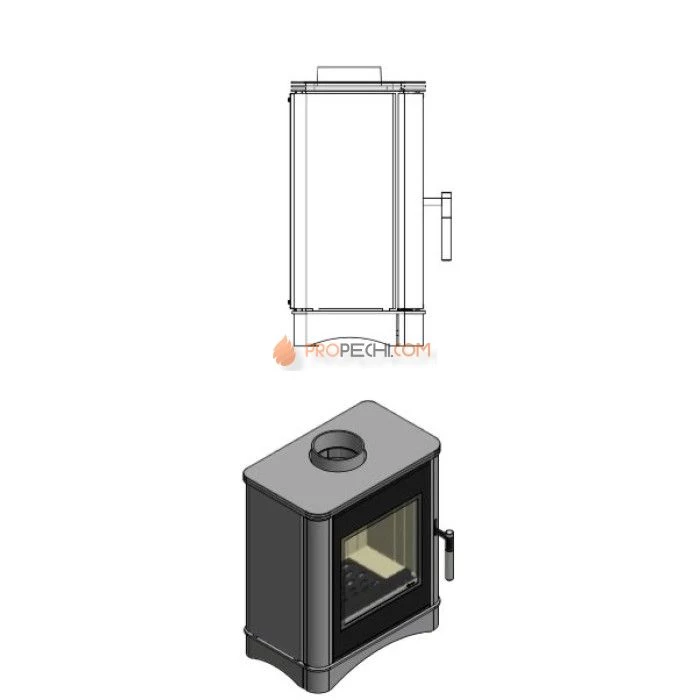 Печь-камин Kratki KOZA/VEGA/150