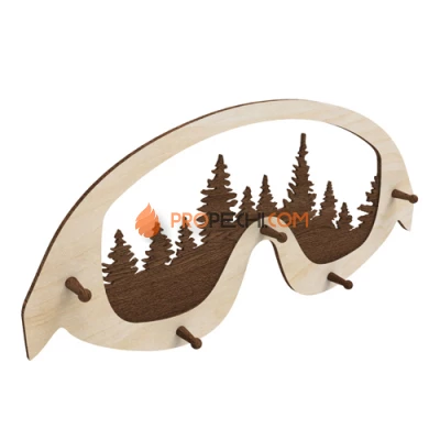 Вешалка 5 крючков Шерегеш Очки