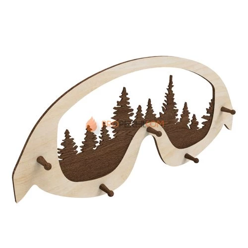 Вешалка 5 крючков Шерегеш Очки