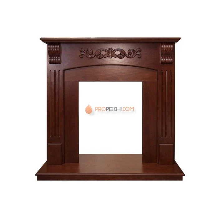 Каминокомплект Royal Flame Sorrento угловой - Орех с очагом Aspen Gold