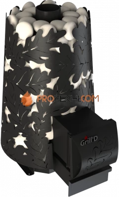 Банная печь Grill'D Dubravo mini Long (дверца без стекла)